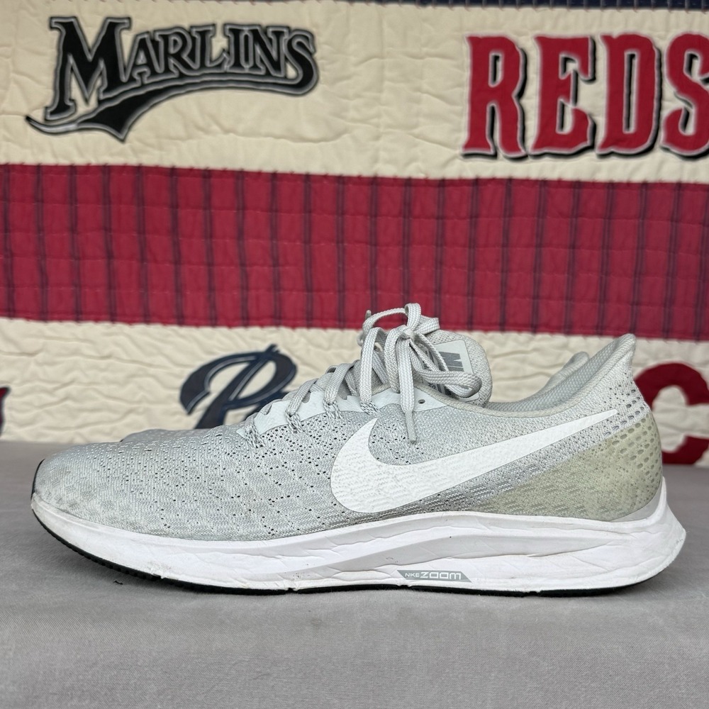 Size 12.5 - AO3905-002 Nike Air Zoom‎ Pegasus 35 - Platinum/White/Wolf Grey